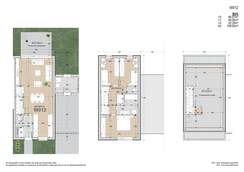 Energiezuinige nieuwbouwwoning met 3 slaapkamers en private tuin